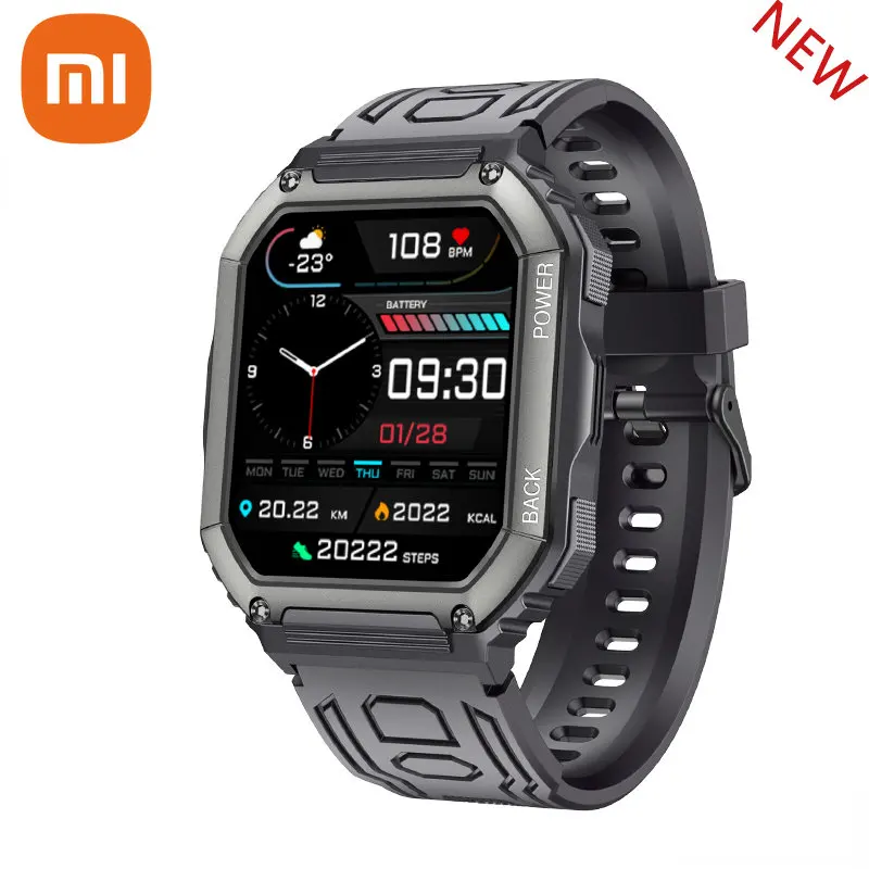 Xiaomi NEW Bluetooth Call Smart Watch Мужские Смарт-часы с Длительным Режимом ожидания, Фитнес-Трекер, 24-Часовой Монитор Здоровья IP67, Военные Оригинальные Умные Часы Изображение 0