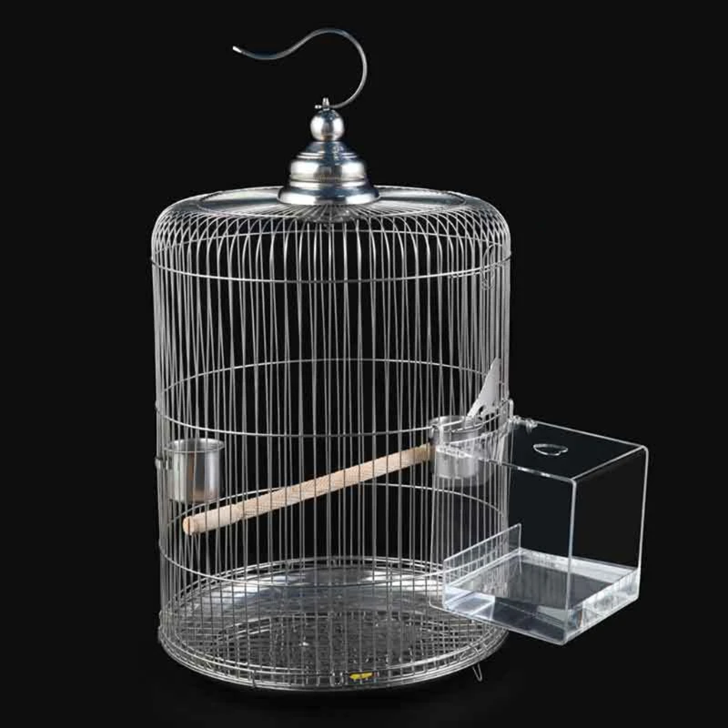 Акриловая прозрачная ванна для птиц, Прозрачная ванна для душа, чаша с подвесными крючками, аксессуар для клетки для маленьких птичек-попугаев Изображение 0