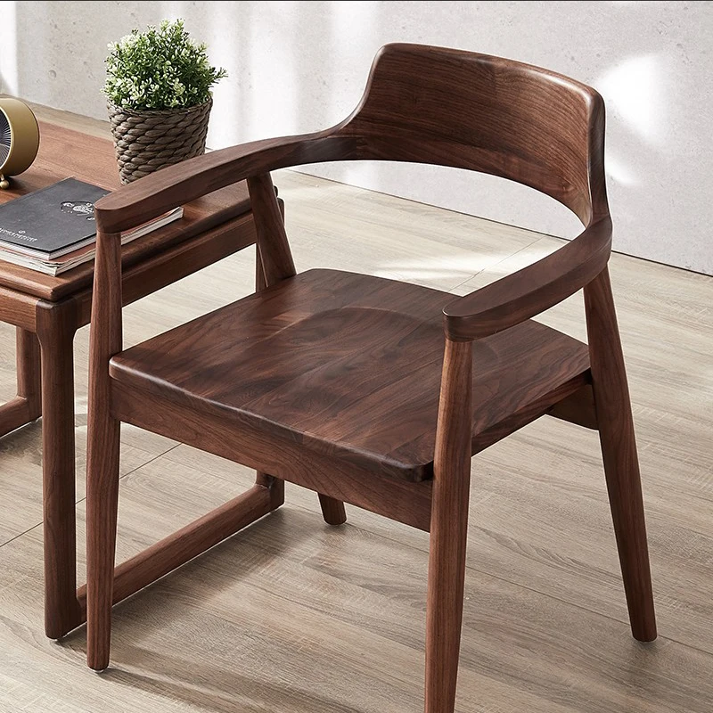 Роскошное минималистичное кресло, деревянный дизайн гостиной, стулья в скандинавском стиле, стильная современная мебель Sedie Pranzo для столовой Изображение 0
