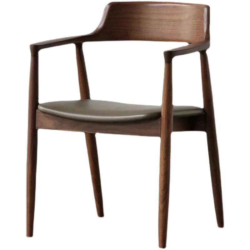 Роскошное минималистичное кресло, деревянный дизайн гостиной, стулья в скандинавском стиле, стильная современная мебель Sedie Pranzo для столовой Изображение 4
