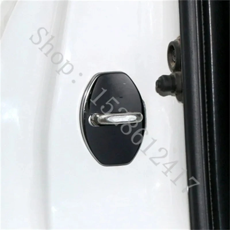 Для Mercedes Benz C-Class AMG 2010-2023 автомобильные аксессуары для укладки украшения дверного замка автомобиля, защитный чехол Изображение 2