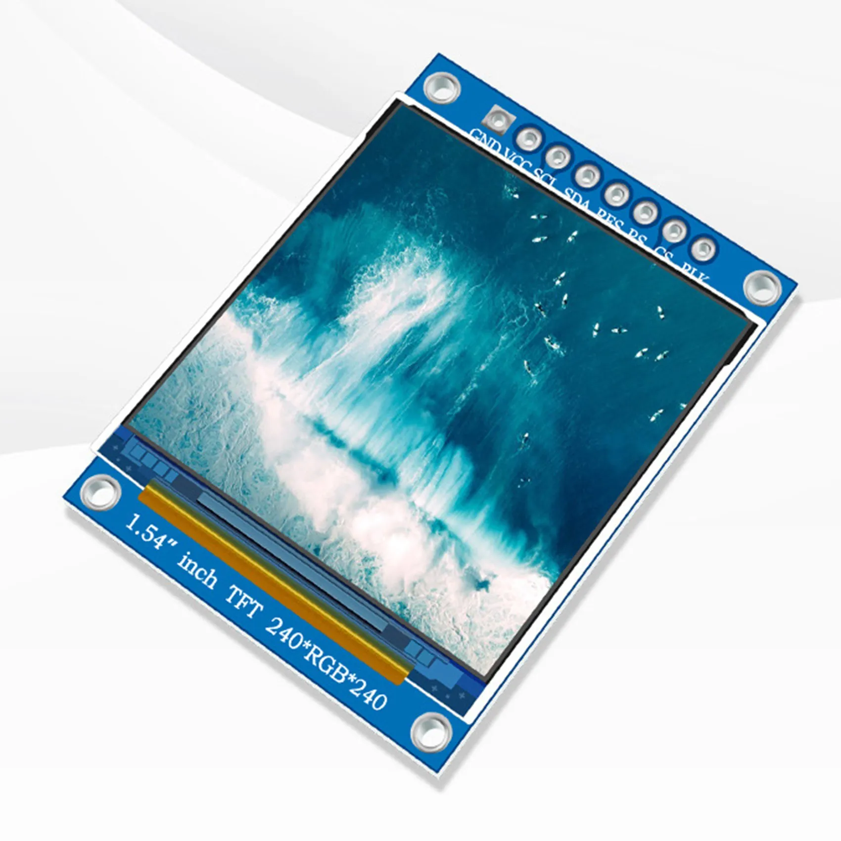 1,54-дюймовый Цветной TFT-дисплей HD IPS ЖК-экранный модуль 240X240 SPI Интерфейс TFT-дисплея Изображение 5