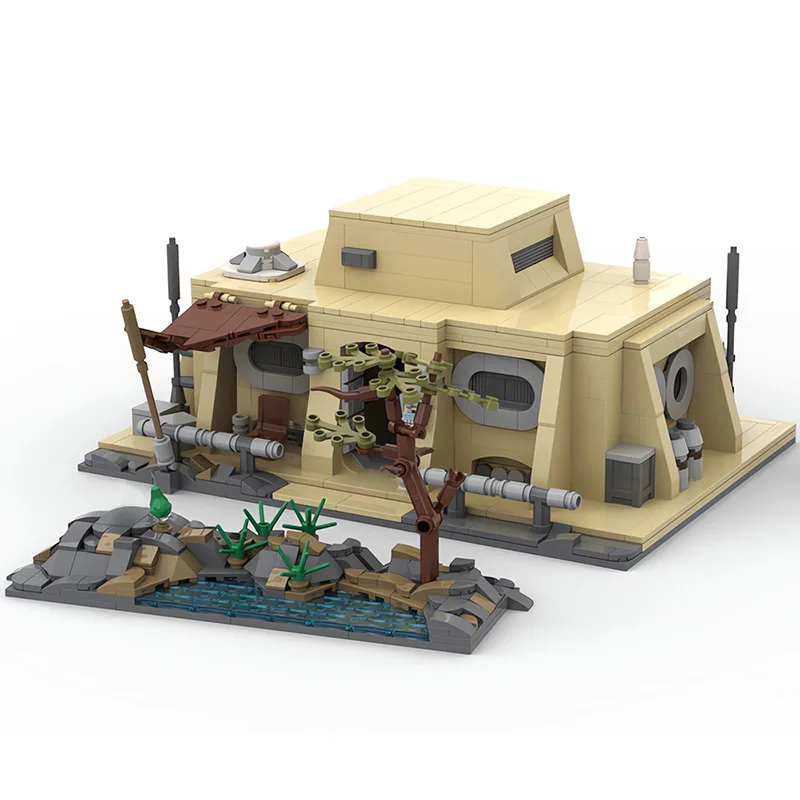 Серия фильмов MOC Star Scense Cabin Diorama Модель DIY Сборка кирпичей Строительные блоки Детские игрушки-головоломки для мальчиков Рождественские подарки Изображение 1