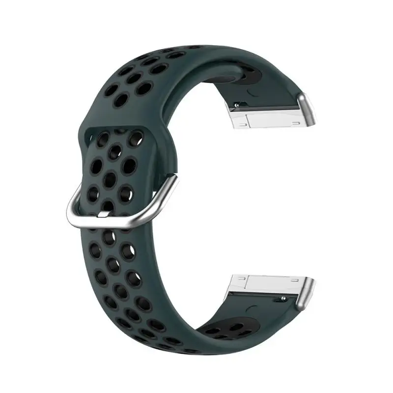 1-10 шт. Двухцветный мягкий силиконовый ремешок для смарт-часов Fitbit Versa 3 / Sense, сменный ремешок для часов для браслета Fitbit Sense Изображение 2