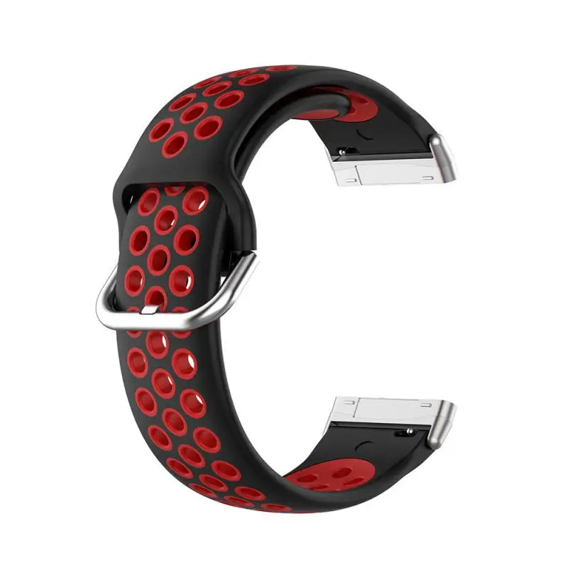 1-10 шт. Двухцветный мягкий силиконовый ремешок для смарт-часов Fitbit Versa 3 / Sense, сменный ремешок для часов для браслета Fitbit Sense Изображение 3