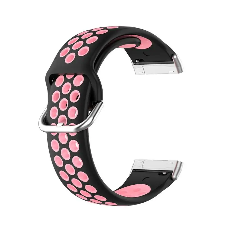 1-10 шт. Двухцветный мягкий силиконовый ремешок для смарт-часов Fitbit Versa 3 / Sense, сменный ремешок для часов для браслета Fitbit Sense Изображение 5