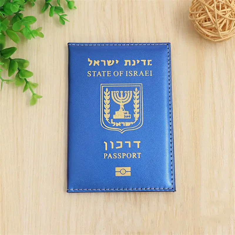Защитный чехол для паспорта для поездки в Израиль, держатель для делового паспорта, органайзер для документов для Израиля, открывается слева направо Изображение 0