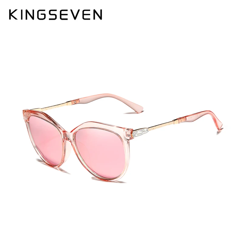 Модные солнцезащитные очки KINGSEVEN серии Elegant Женские поляризованные очки с двойной оправой Дизайн Женские Очки Изображение 0