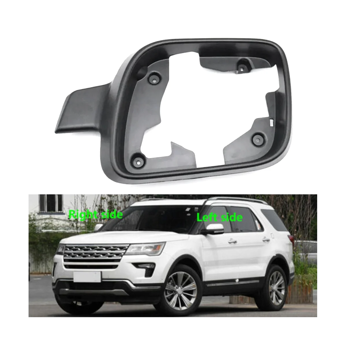 Накладка корпуса рамы левого бокового зеркала для Ford Explorer 2011-2019 версии для США Изображение 1