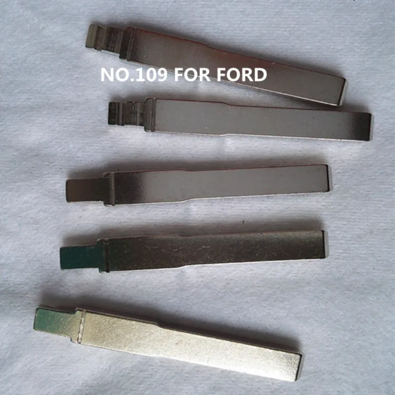 10 шт. Лезвие для ключей № 109 для нового FORD FOCUS, выигравшего замену лезвия для дистанционного ключа с откидной крышкой Изображение 2