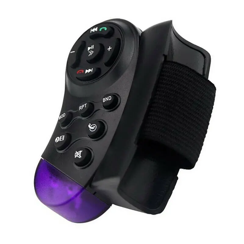Универсальный автомобильный пульт дистанционного управления рулевым колесом, автомобильная кнопка Bluetooth MP3 DVD стерео Изображение 2