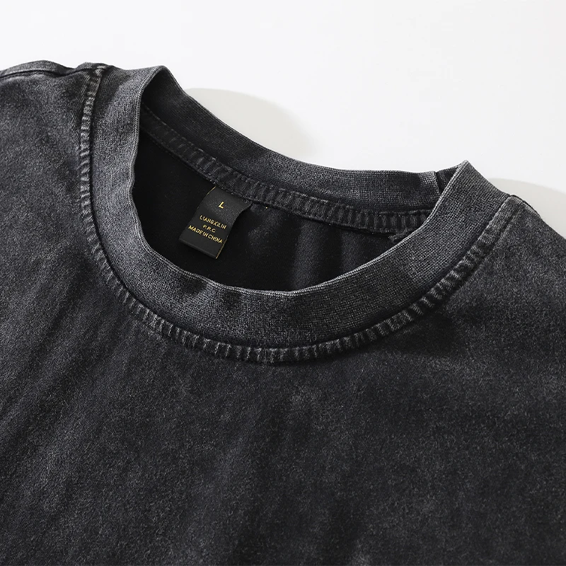 Оригинальная дизайнерская футболка с изображением Добермана из высококачественного хлопка, выстиранная Винтажная уличная одежда Y2k Оверсайз, Летняя футболка для мужчин Изображение 2