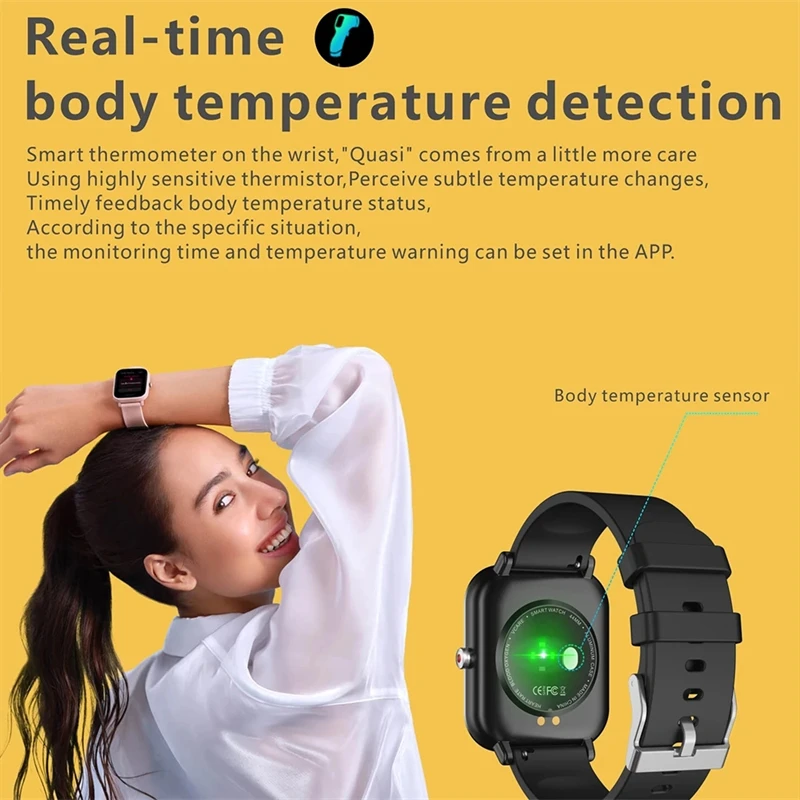 Мужские смарт-часы Женские Спортивные фитнес-часы с полным сенсорным экраном, насыщающие кровь кислородом, Ip67 Водонепроницаемые Bluetooth для мужчин Xiaomi Smartwatch Изображение 4