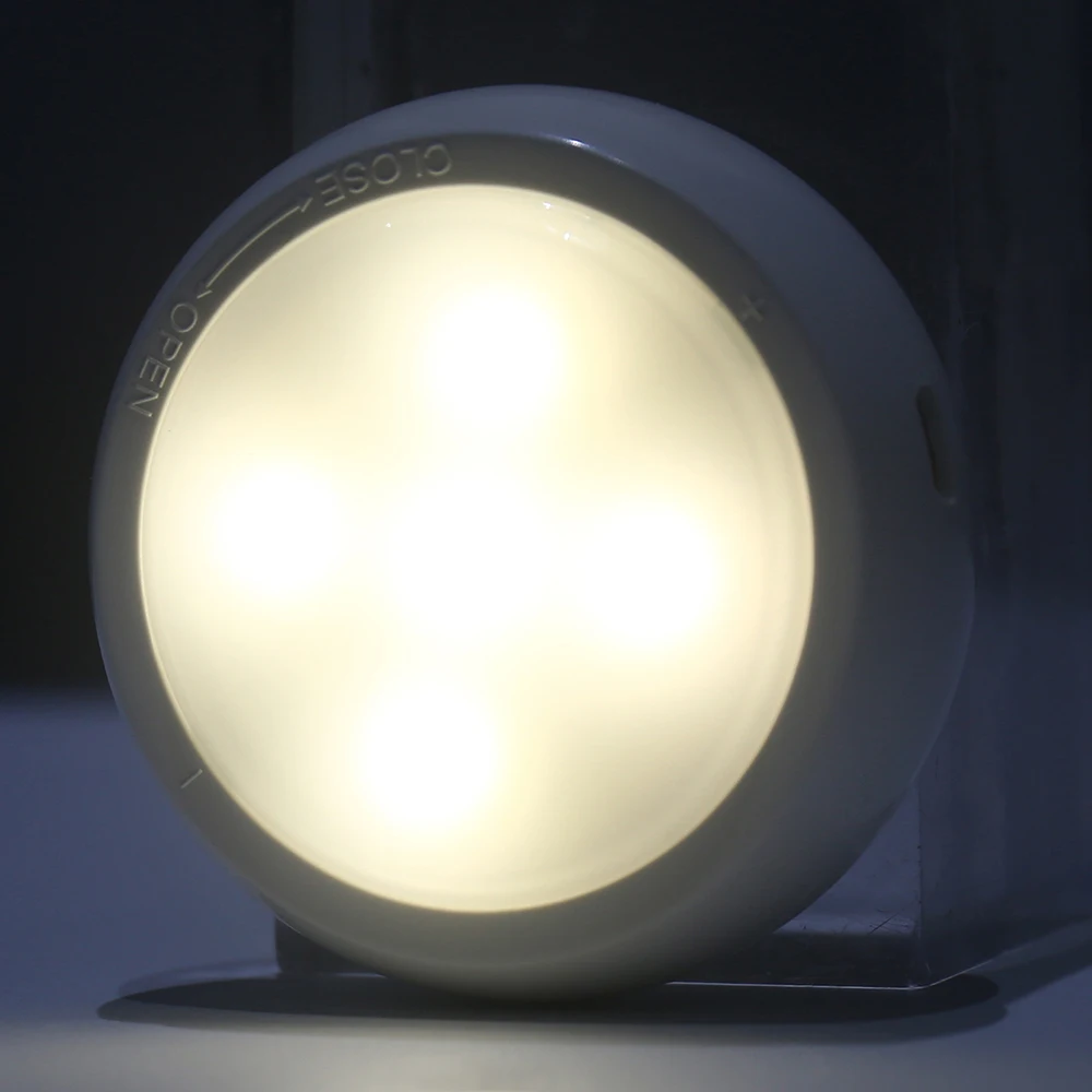 Светодиодные лампы Usb Энергосберегающий аккумулятор для освещения, супер яркий перезаряжаемый для коридора, домашнего освещения ванной комнаты, 6 упакованных пультов дистанционного управления Изображение 4