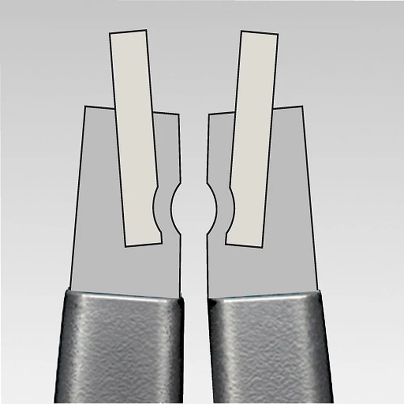 KNIPEX 49 31 A0 Прецизионные плоскогубцы для стопорных колец Регулировка с помощью шестигранного винта Высококачественные материалы Тонкое мастерство Изображение 5