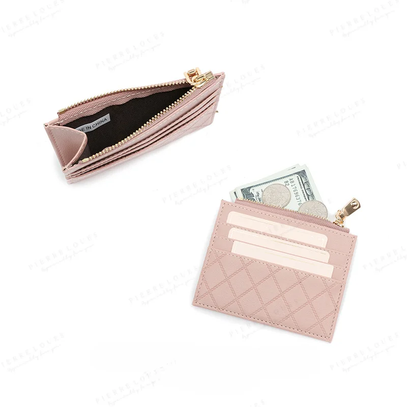 2023 Новый студенческий кошелек для монет Корейская версия, мультикарточная сумка на молнии, маленький кошелек, модный женский кошелек для монет Изображение 2