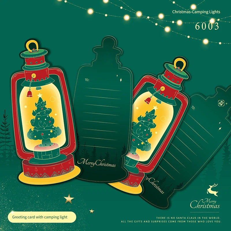TFAMI, Рождественская елка, походные фонари, модель, мини-конструкторы, игрушки, украшения, сделай сам, Собери кирпичи для детей, игрушки, Рождественские подарки Изображение 5