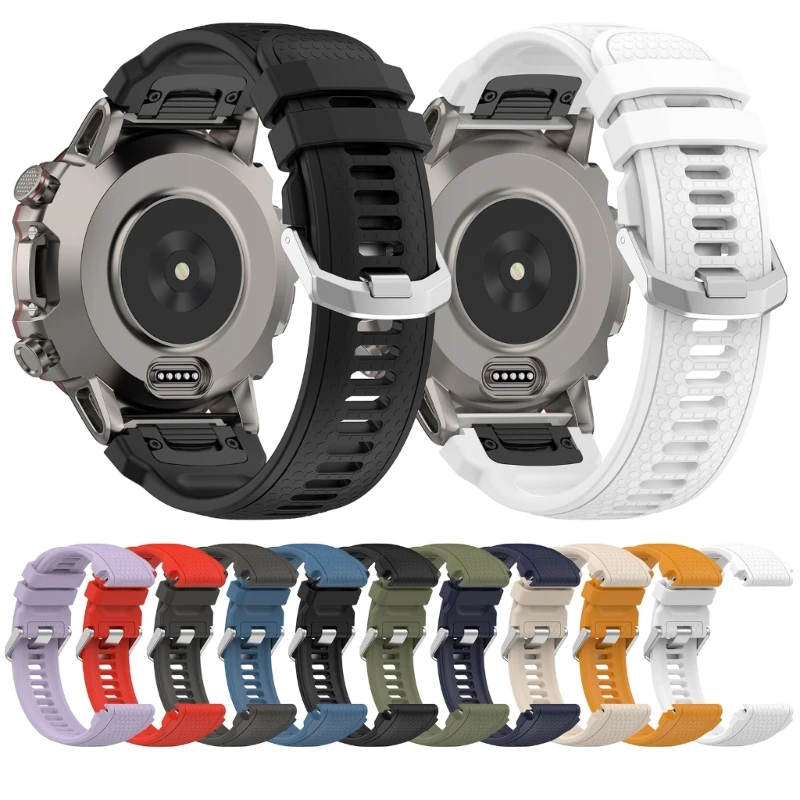 2023 Новый силиконовый ремешок для наручных часов Сменный браслет для Falcon Quick Release Sweatproof Smartwatch Bracelet Belt Изображение 0