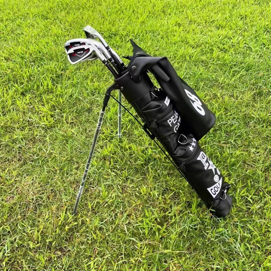 Сумки для гольфа, оружейная сумка, складные воскресные сумки PG Golf Caddy Stand, тренировочная сумка для занятий спортом на открытом воздухе, мужская и женская сумка из искусственной кожи на плечо Изображение 2