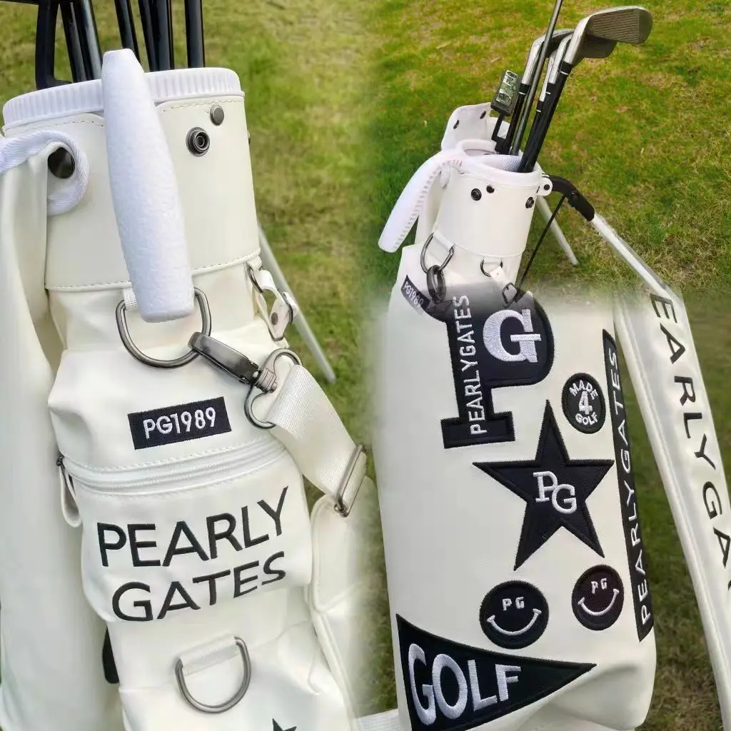 Сумки для гольфа, оружейная сумка, складные воскресные сумки PG Golf Caddy Stand, тренировочная сумка для занятий спортом на открытом воздухе, мужская и женская сумка из искусственной кожи на плечо Изображение 5
