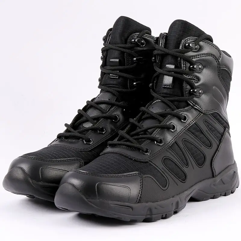 Мужские ботинки, походная обувь, мужские брендовые военные сверхлегкие армейские ботинки, тактические ботильоны для десанта, Botas Masculina Изображение 4