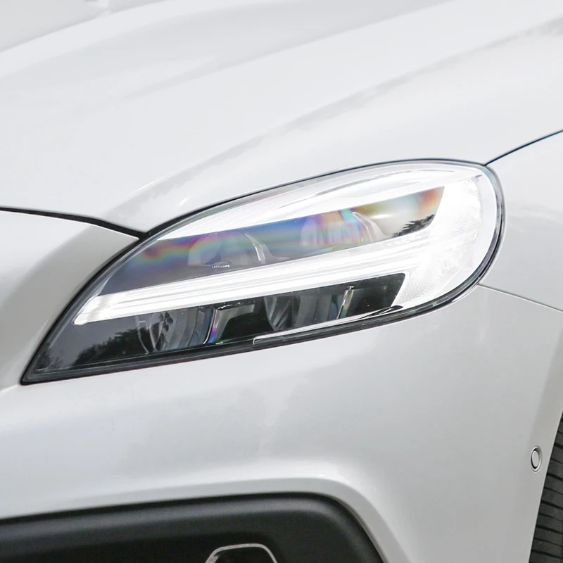 Для Volvo V40 2017-2019 Прозрачный абажур головного света, крышка лампы, Очки, Абажур, крышка корпуса фары, Левые части объектива Изображение 1