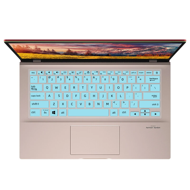 Силиконовая защитная крышка клавиатуры для ноутбука ASUS ZenBook 14 UX434 UX434FL ux434flc UX431 UX431FN UX431FA UX392 UX392FN UX392FA Изображение 0