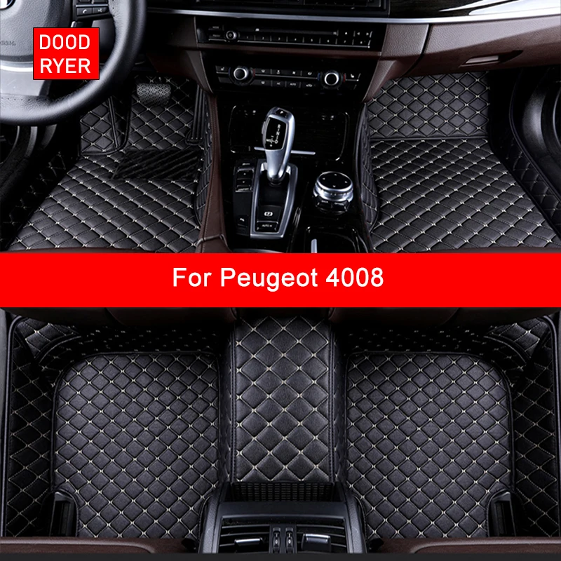 Автомобильные коврики DOODRYER на заказ для Peugeot 4008, автомобильные аксессуары, коврик для ног Изображение 0