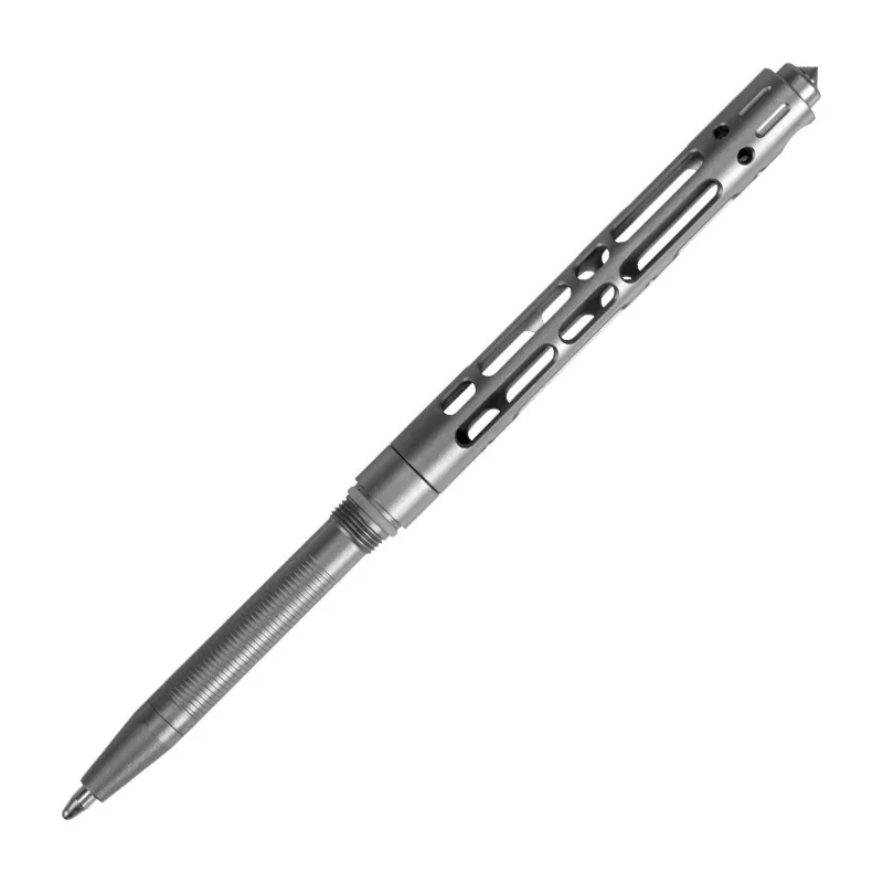 Титановая Мини-тактическая ручка TC4 для самообороны на открытом воздухе EDC Инструмент Брелок Карманная Деловая ручка для письма Коллекционная ручка Изображение 5