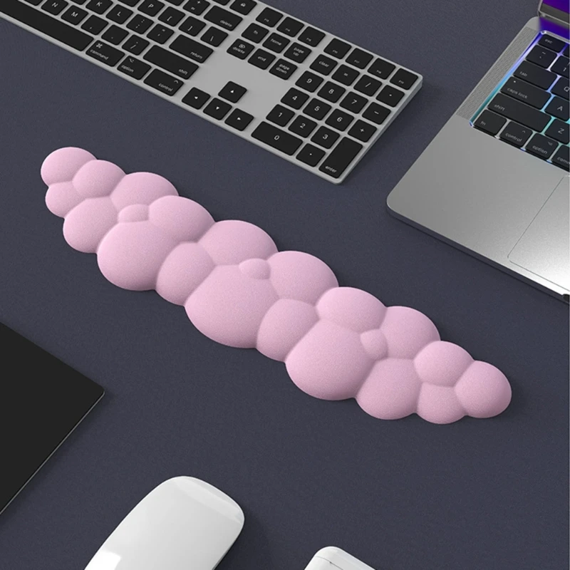 3ШТ Комбинированная подставка для запястья Cloud, Подставка для мыши, Эргономичный настольный Аксессуар PainRelief, Нескользящий Набор подставок Изображение 1