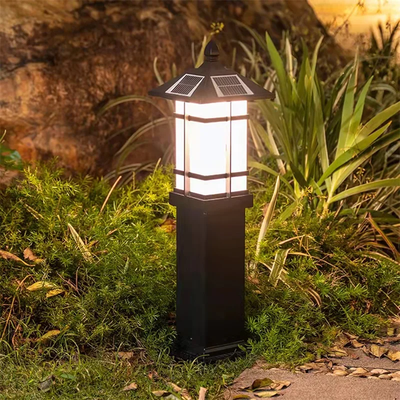 AIGESINOutdoor Солнечная Газонная лампа LED IP65 Креативный Водонепроницаемый светильник для дома для украшения виллы сада парка Изображение 0