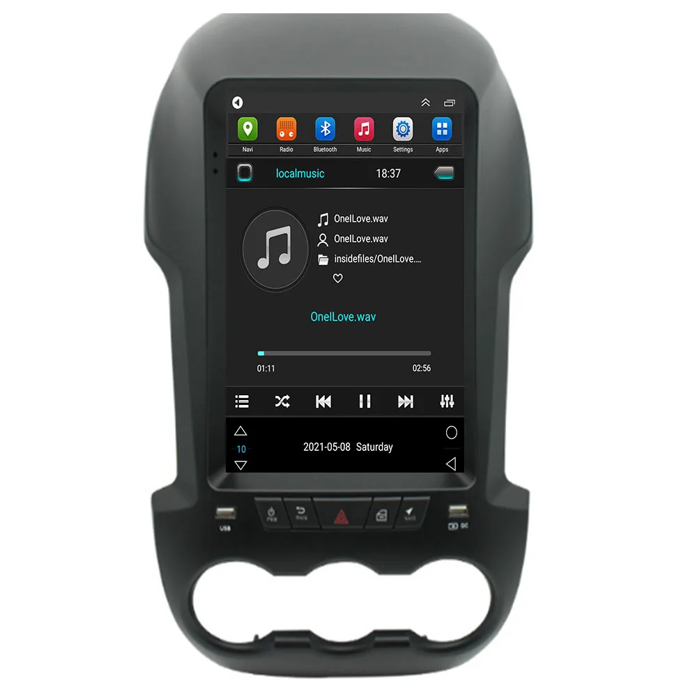Автомагнитола Android 12 для Ford Ranger F250 2011-2016 Мультимедийный плеер с экраном Tesla Android Auto Carplay Без DVD 2 Din Изображение 5