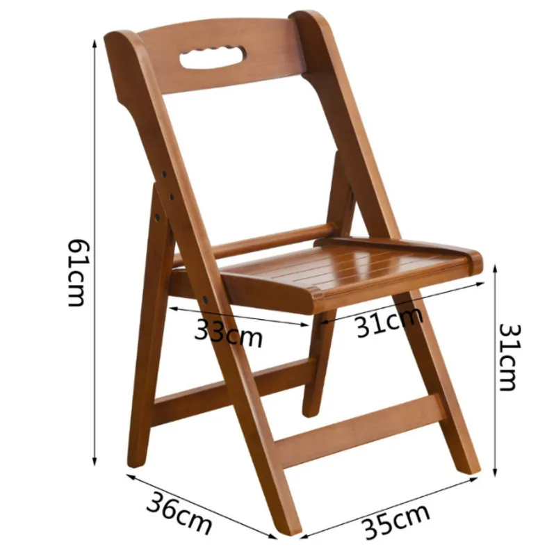 Современные минималистичные обеденные стулья кухонный стул из натурального бамбука Складной Дизайн Сочетание мебели для гостиной со стульями Nordic Изображение 5