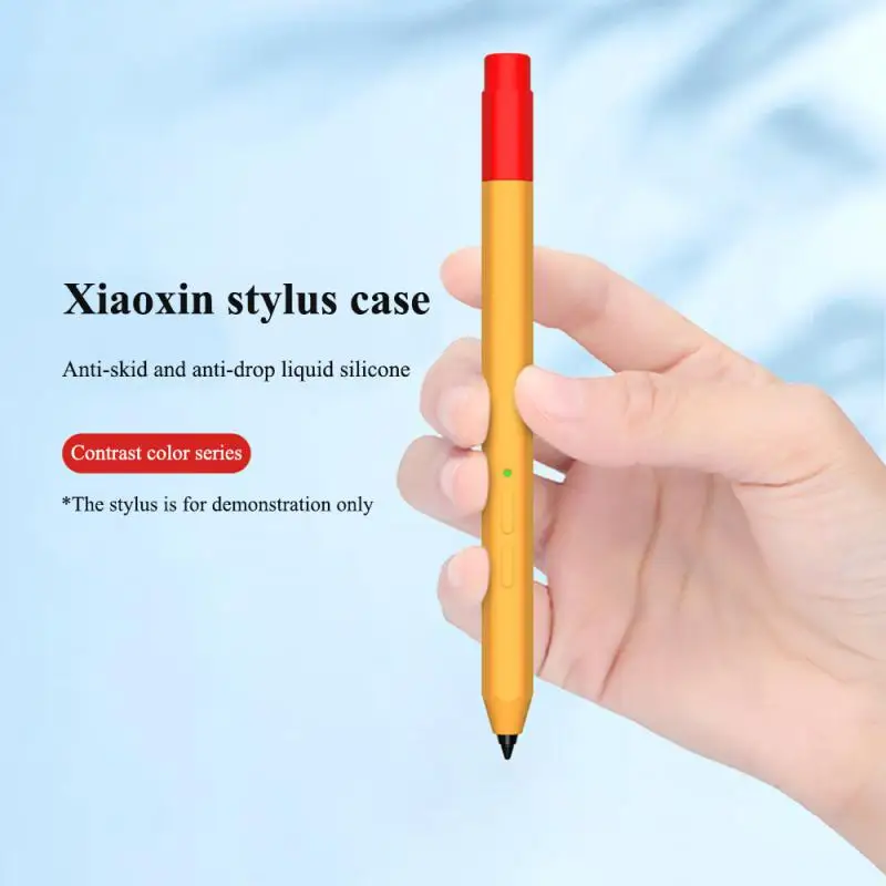 1-8 шт. Стилус Силиконовый чехол для Xiaoxin Pad /Авторучки Защитный чехол для Xiaoxin Tablet Touch Pen Кожный рукав Изображение 2