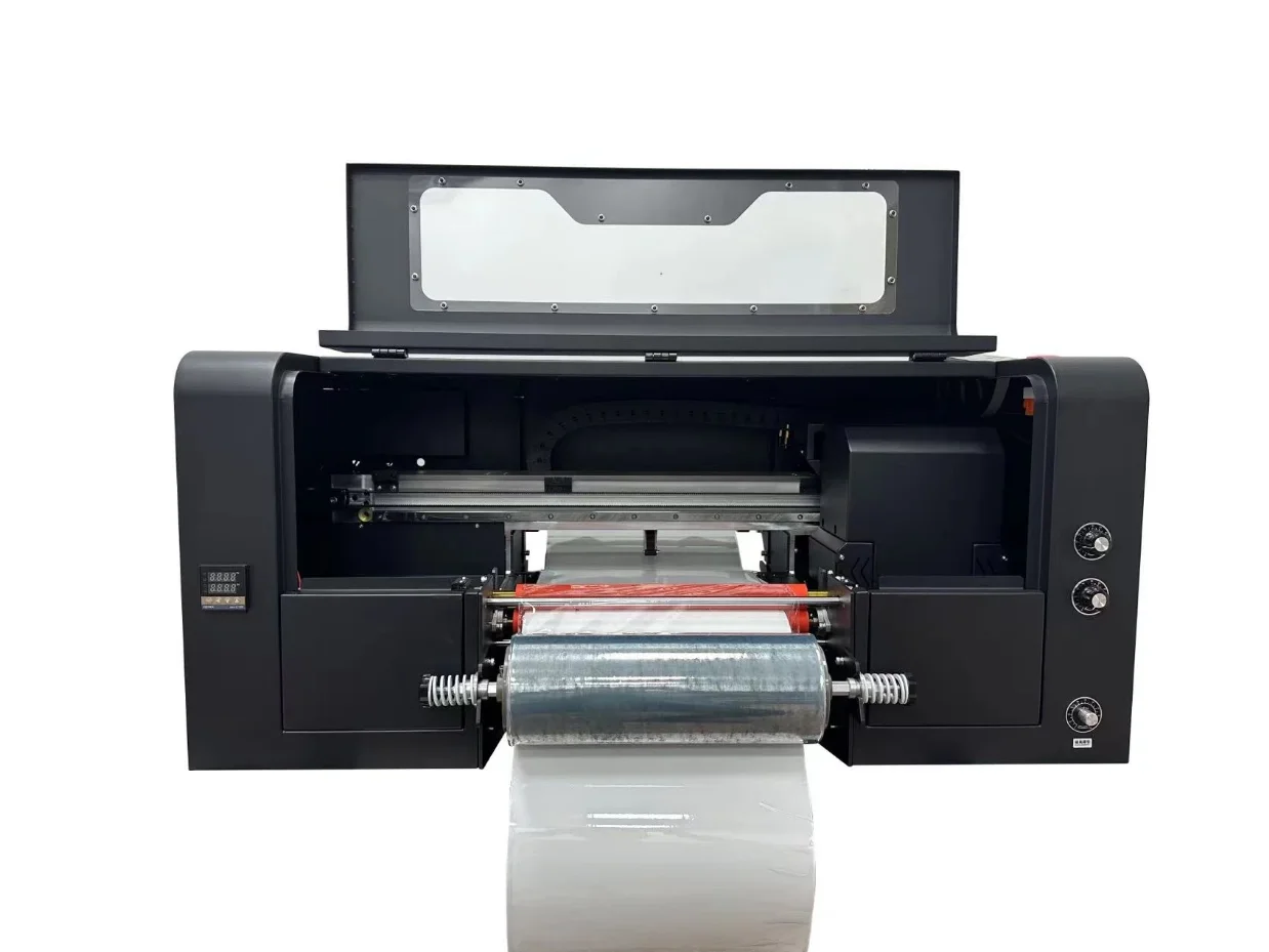 Самый продаваемый УФ-DTF принтер формата A3, Наклейка с УФ-переносом, Пленка AB, Акриловые Этикетки, Стаканчики, Бутылочное Стекло, Металлическая УФ-печатная машина Изображение 1