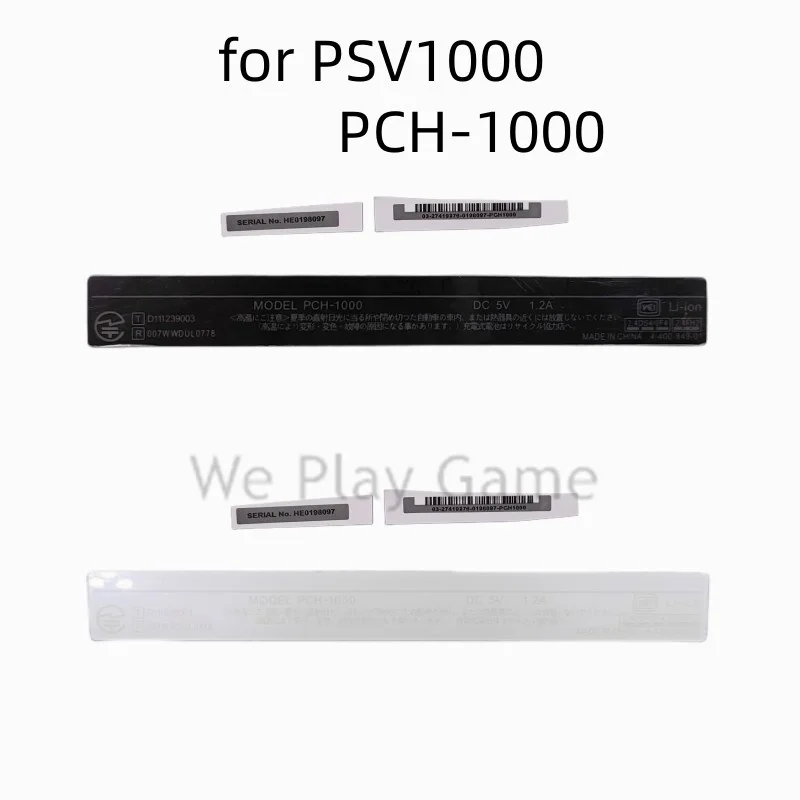 1 комплект наклеек Shell Lables, замена для PS Vita 1000 На обратную наклейку PSV1000 PCH-1000 Изображение 0