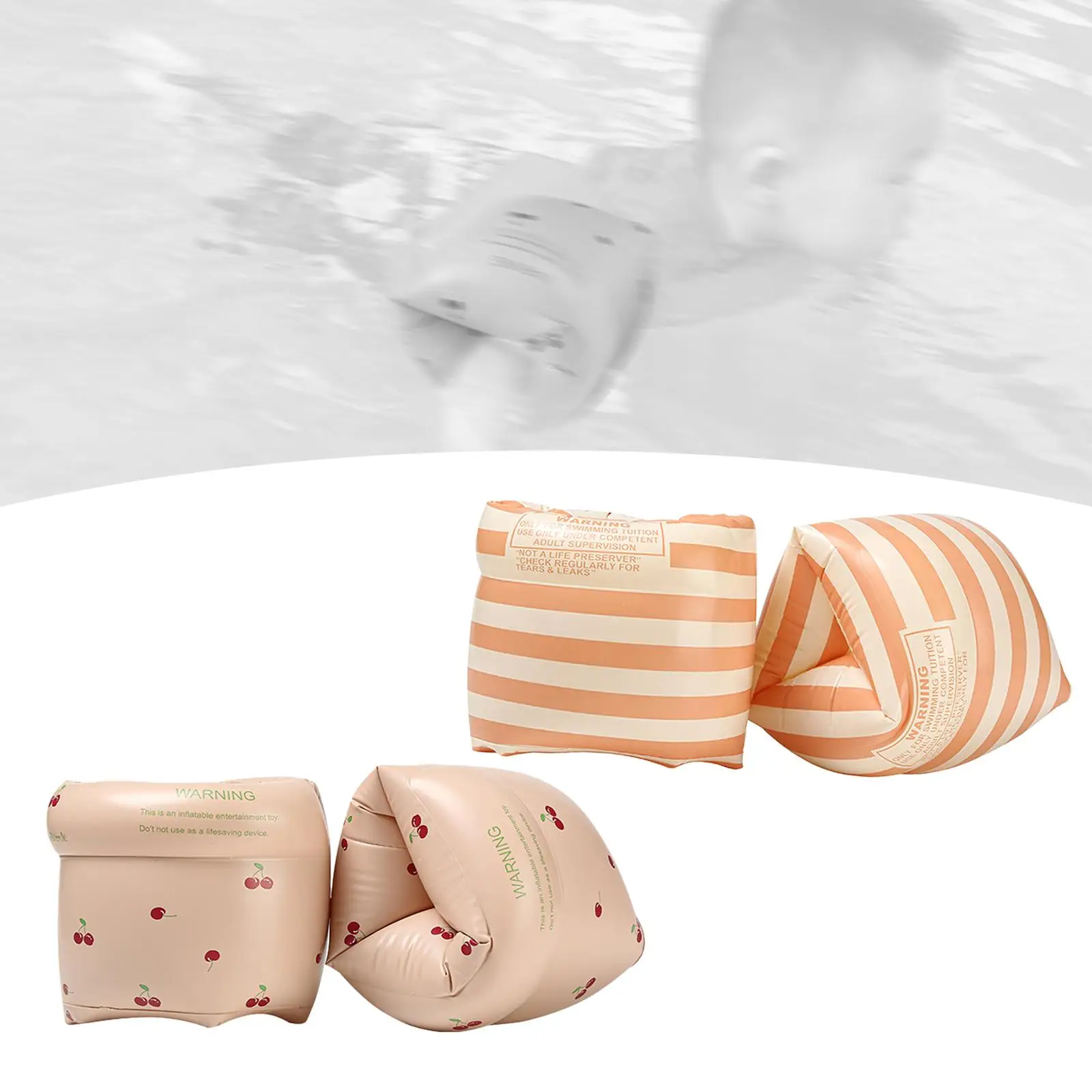 Детские плавательные кольца для рук Надувной водяной поплавок для детей Дети взрослые Изображение 3