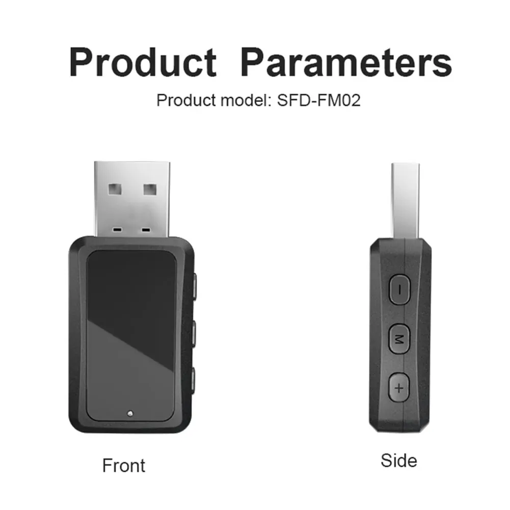 5.1 FM01 FM02 Автомобильный Bluetooth Передатчик Приемник Вызова Mini USB Power Auto Kit Авто Беспроводной Аудио Автомобильный Fm-радио автомобильные аксессуары Изображение 4