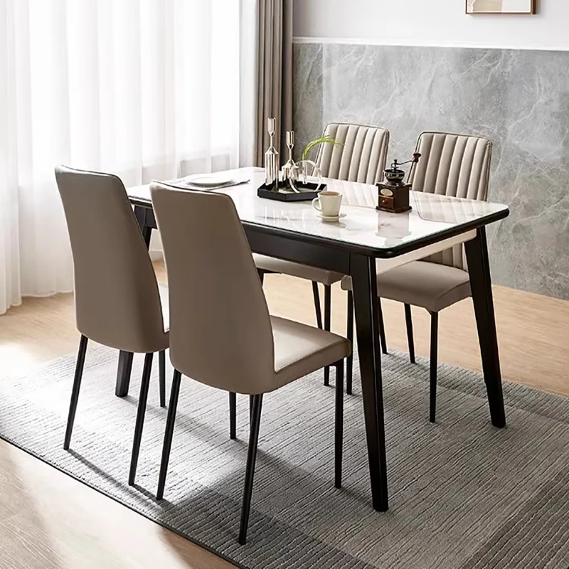 Дизайнерское кресло для столовой в скандинавском стиле, Салонные троны, банкетный столик, высокий стул, Эргономичная мебель для спальни Sillas Para Comedor Изображение 2