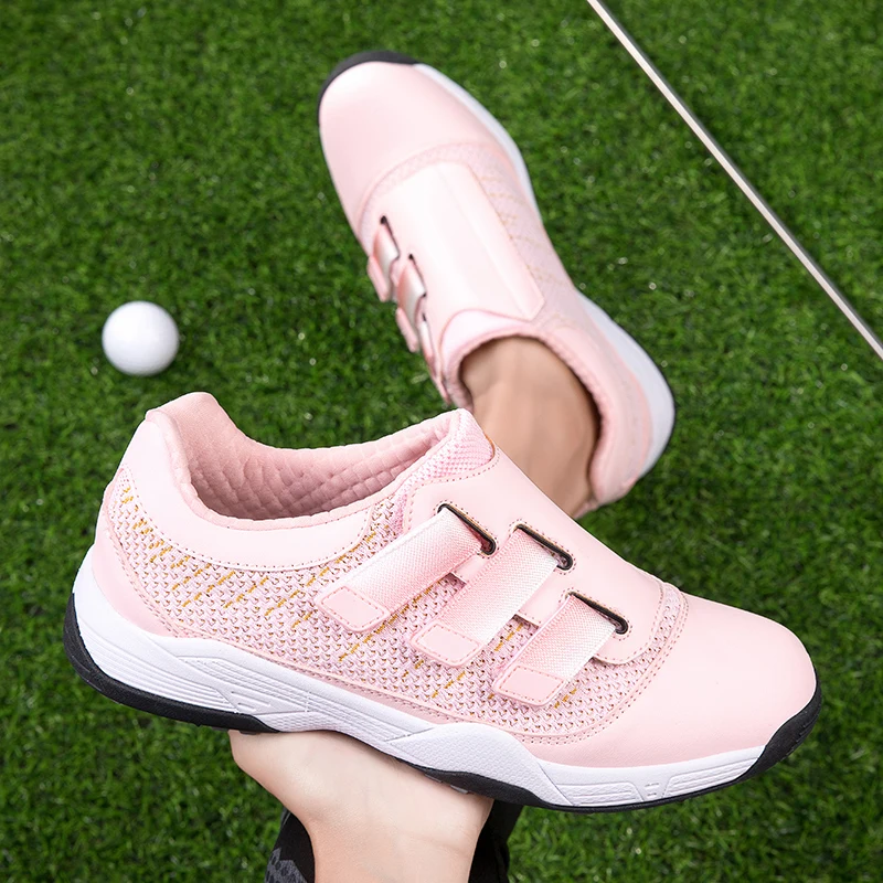Новая роскошная обувь для гольфа, мужские удобные кроссовки для гольфа, прогулочные кроссовки, водонепроницаемая обувь для ходьбы Изображение 0