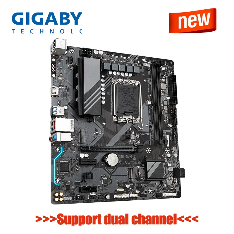 Материнская плата LGA 1700 Gigabyte B760M с поддержкой питания Intel 12-го и 13-го поколений, процессор DDR5 PCI-E 4.0 M.2, Материнская плата Новая Изображение 2